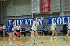 VB vs USCGA  Wheaton College Women's Volleyball vs U.S. Coast Guard Academy. - Photo by Keith Nordstrom : Wheaton, Volleyball